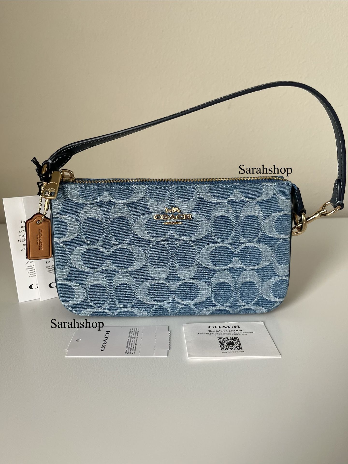 Coach Nolita 19 In Signature Denim