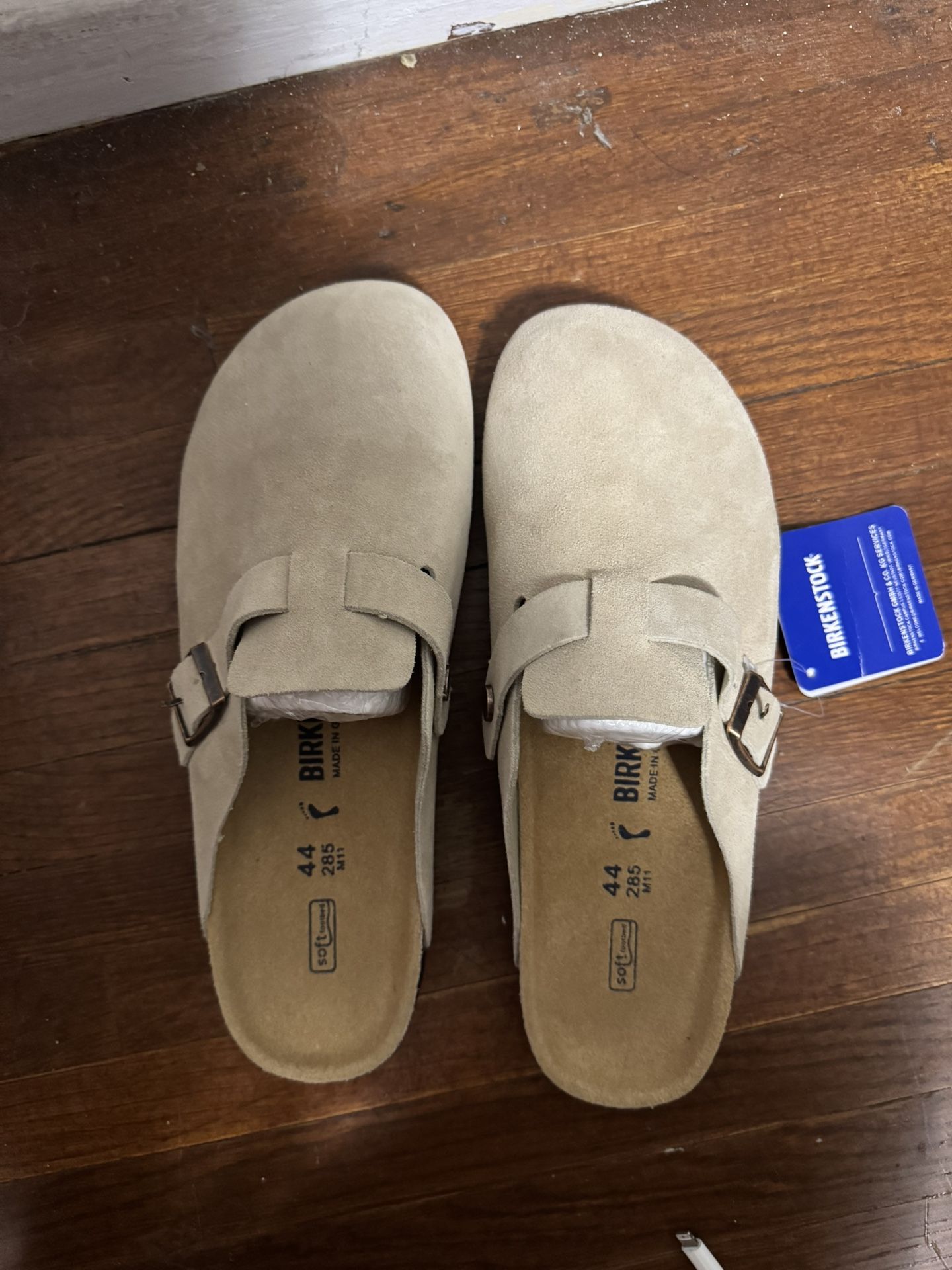 Birkenstock Boston Clogs Taupe