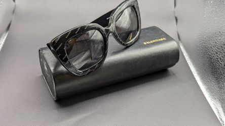 Balenciaga Sunglasses/LOGOMANIA /Blk/Blk/Ladies/Ba 130 05 A 22