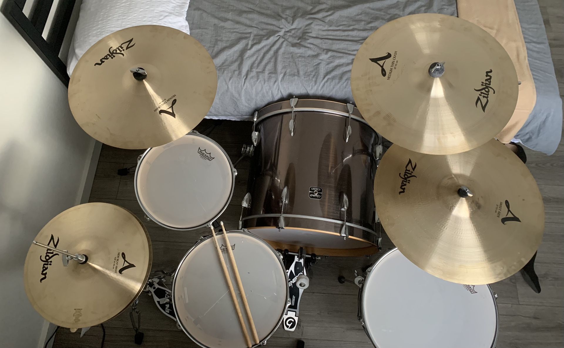 Zildjian A 5 cymbal set-up