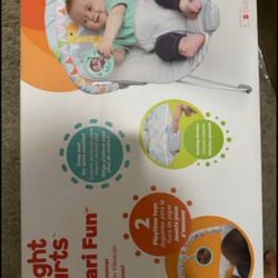 Bright Starts Safari Fun Vibrating Baby Bouncer – Excellent Condition