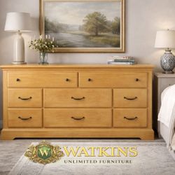 🔥 SOLID WOOD 8-DRAWER DRESSER – HEAVY DUTY & BUILT TO LAST 🔥