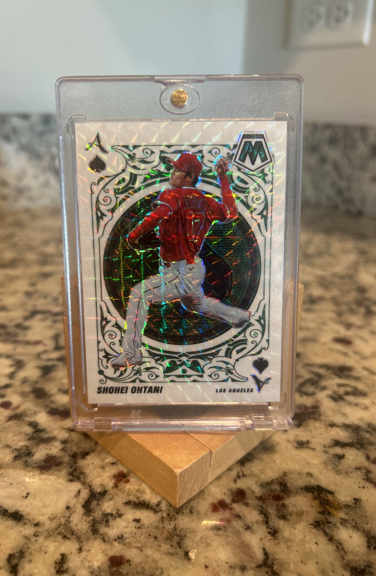 Shohei Ohtani Green Mosaic