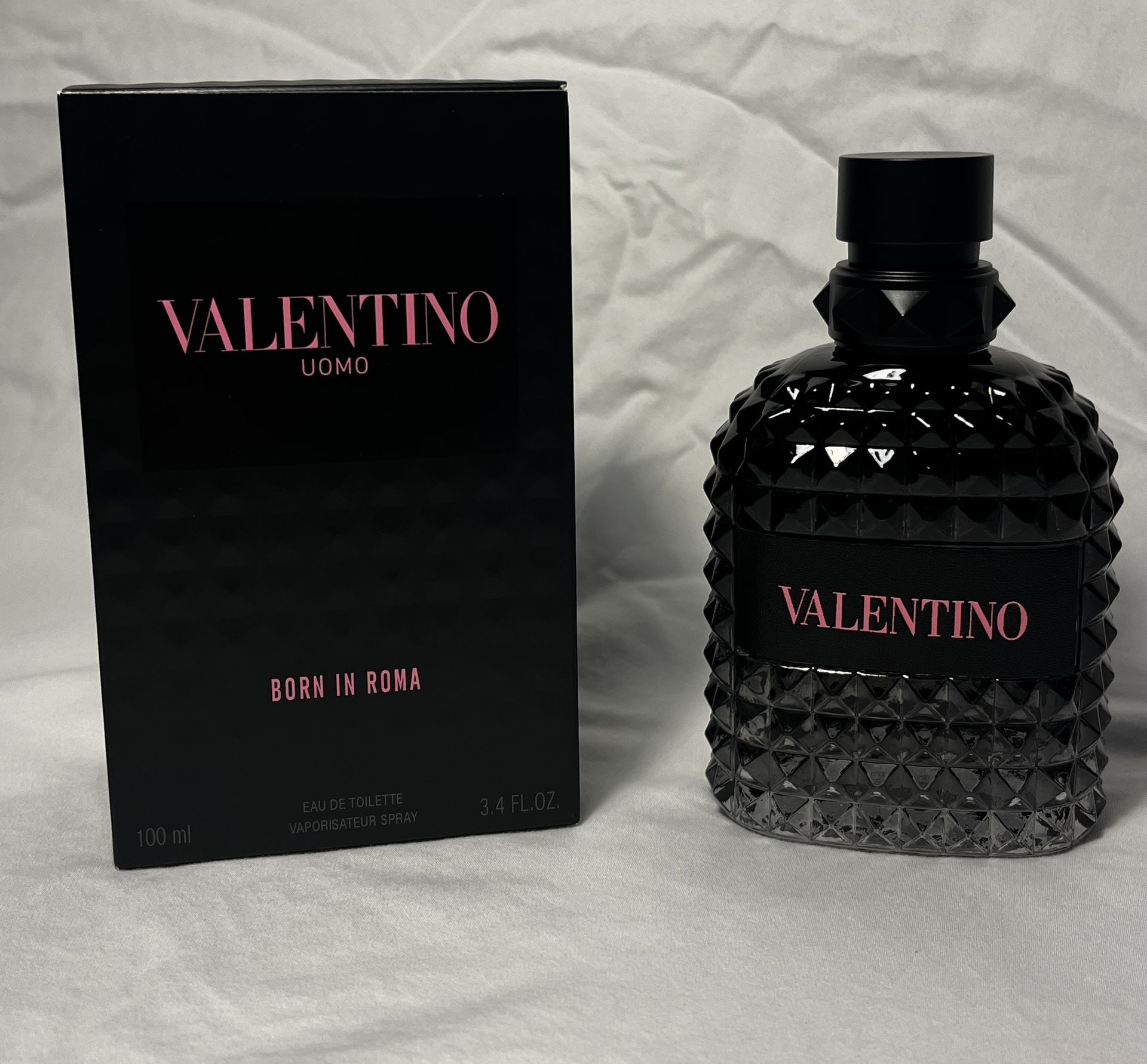 CHEAP Uomo Born In Roma by Valentino 100ml 3.4 fl oz EDT Cologne Spray New In Box (with receipt)