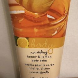 Avon naturals honey lemon body balm