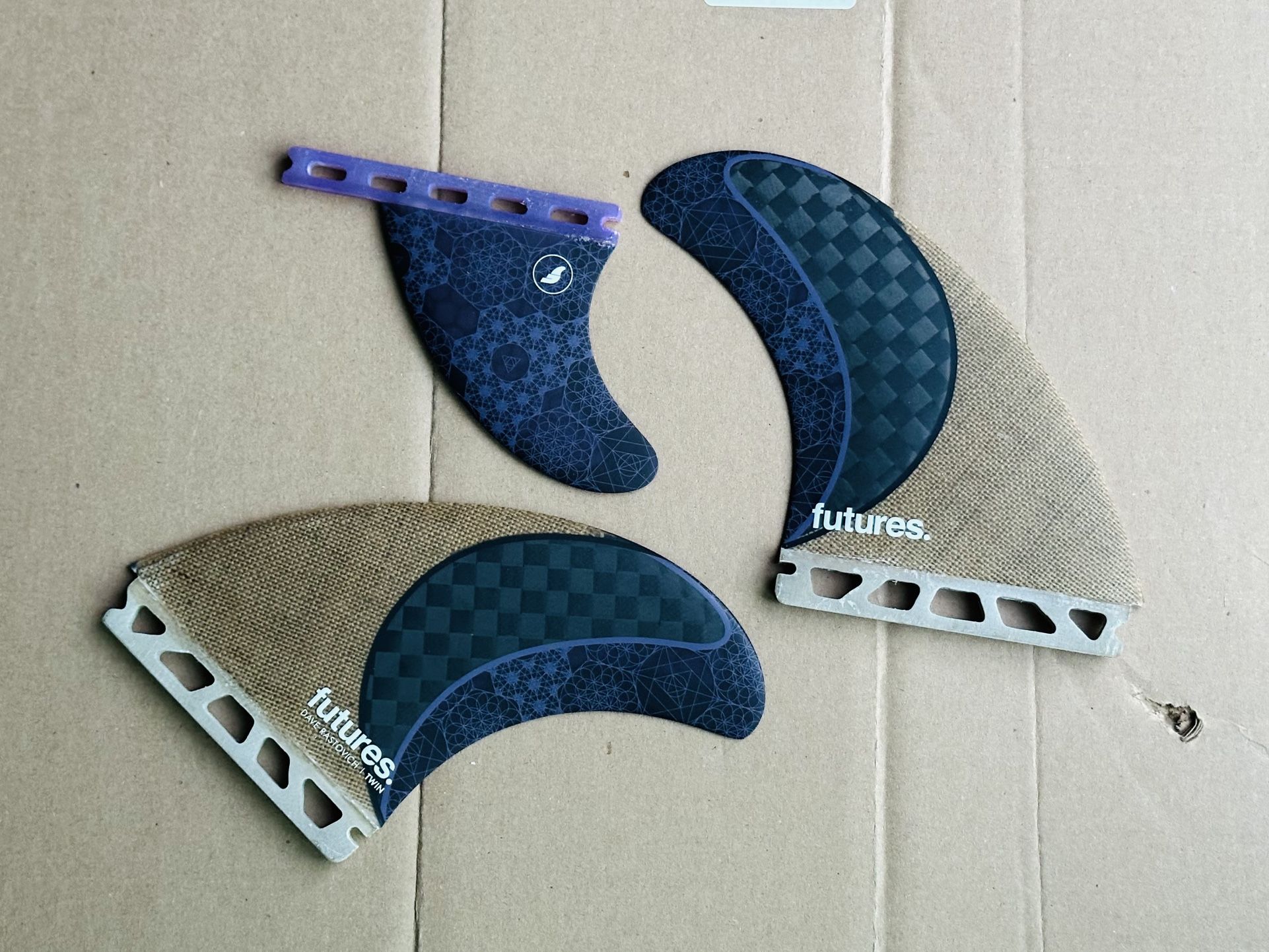 Futures Fins Rasta Twin + 1 Fin Set Surfboard