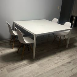 Modern White Table 