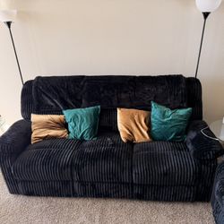 Sofa Love Seat Combo / Recline + Phone Chargers 