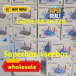 SUPERBOX SUPER BOX  S6PRO S6 ULTRA  SMART TV BOX 1 YEAR WARRANTY WHOLESALE AVAILABILITY 