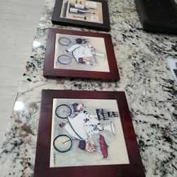 Wood .Tile Picture Decoration