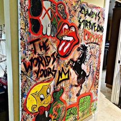 48x60 Custom Ferrari Artwork 