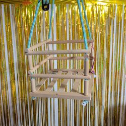 Wooden Hanging Swing