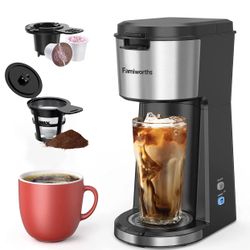 Single Serve Iced And hot Coffee maker
