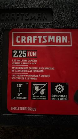 Crasftsman hydraulic trolley