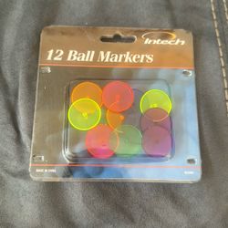 New Intech 12 Golf Ball Markers