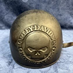 Harley Davidson Willie G Skull Half Helmet Black Size Small w/ Box