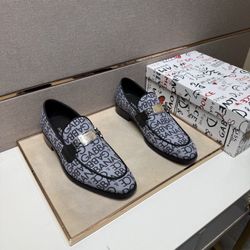 Dolce Gabbana Men’s Leather Shoes With Box New 