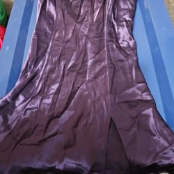 That purple satin top is a Victoria's Secret 100% Silk Chemise/Camisole-$80 Size S