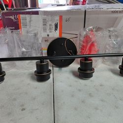 Pia ricco 4 Light Bathroom Vanity Light Fixture In Oil Rubbed Bronze