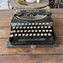Antique Typewriter “Remie Scout Model “