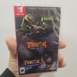 NINTENDO SWITCH TUROK TRILOGY 1 2 AND 3 BRAND NEW FACTORY SEALED