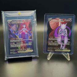 💥💥Team Rocket's Mewtwo Ex  231/182 / Special Illustration Rare  And Team Rockets Mewtwo Ex 213/182 / Ultra Rare💥💥