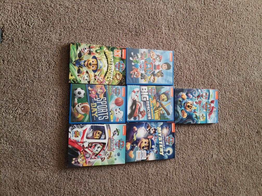 Paw Patrol DVD Lot