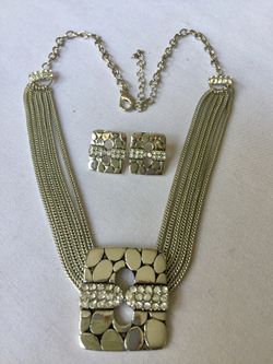 NEW RHINESTONE /SILVER JEWELRY, $8 each