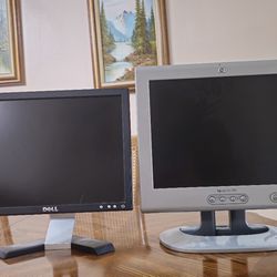 2 PC Monitors $30