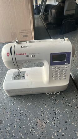 Singer Professional 9100 Computerized Sewing Machine w/ Foot Pedal & Manual