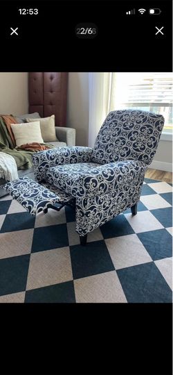 Push back recliner chair