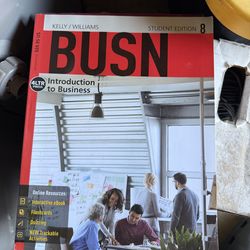 Introduction to Business BUSN Edition 8