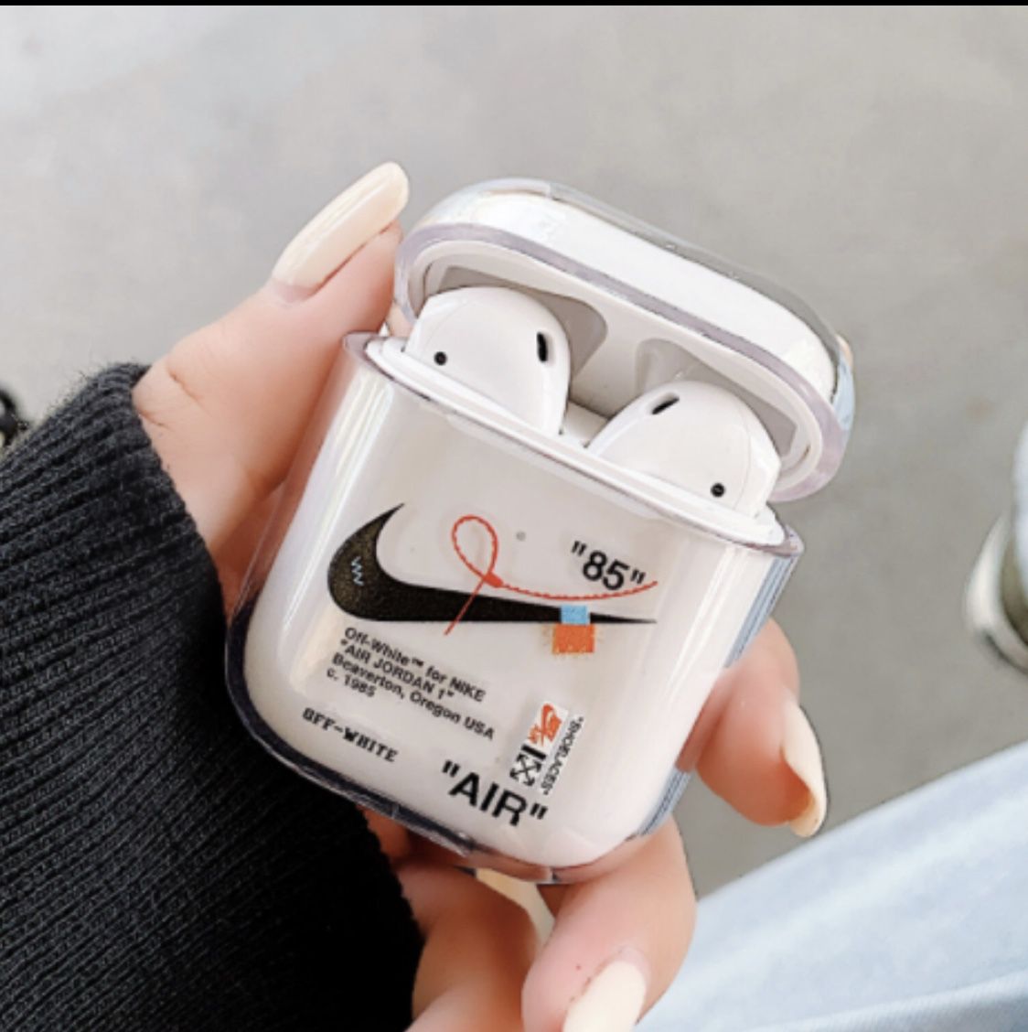 Nike 'Off-White” Clear AirPods Case for Sale in Sully Station, VA OfferUp