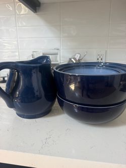 Navy Ceramic Set