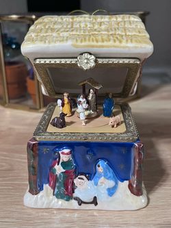 Christmas musical Nativity Ornament
