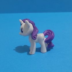 2013 My Little Pony FiM Busy Book 2" Rarity Figure Phidal MLP Toy.