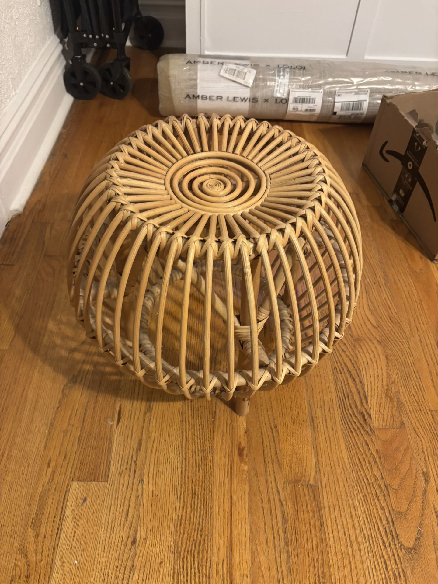Rattan Ottoman