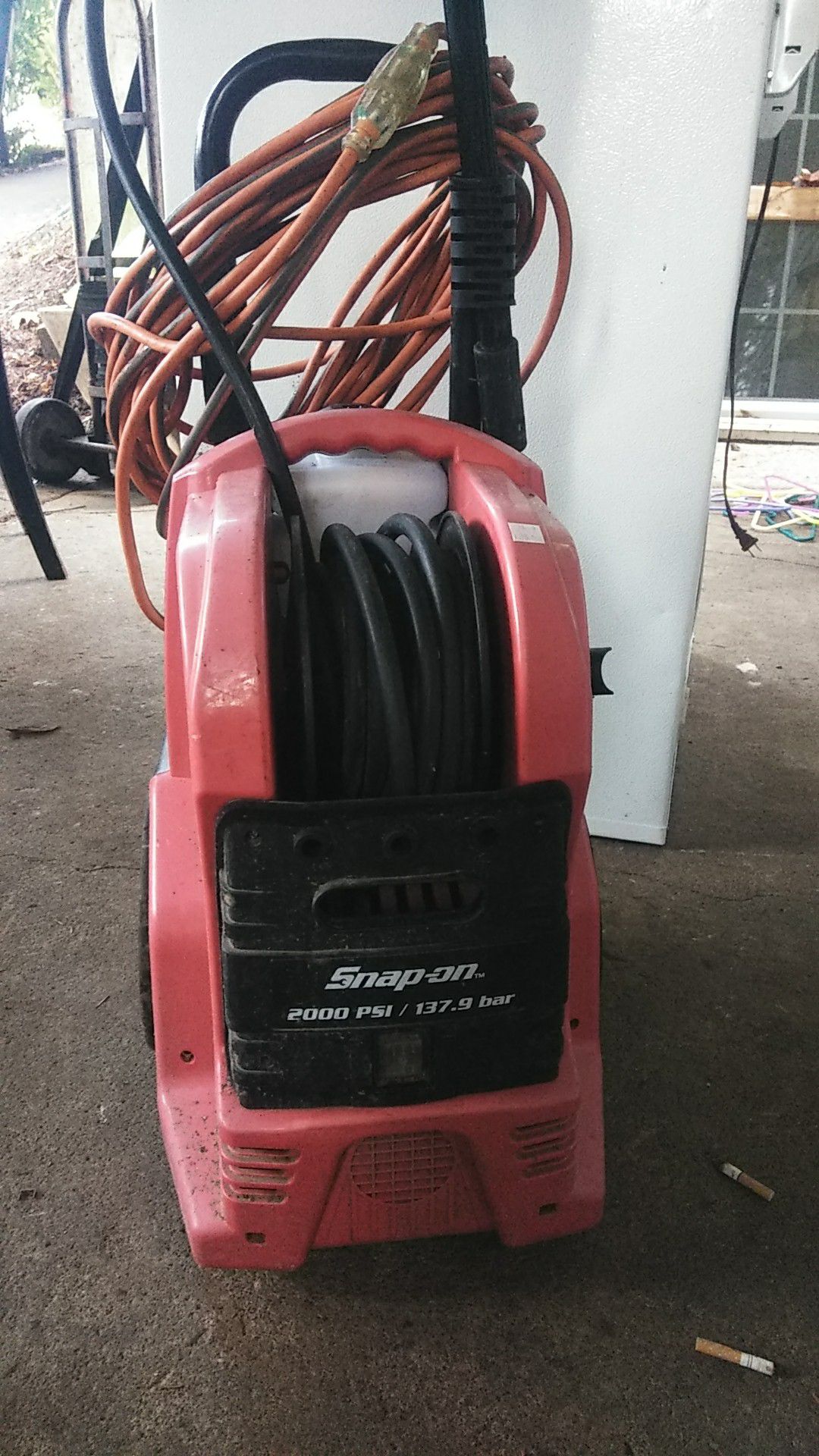 Snap-on 2000 PSI portable pressure washer electric