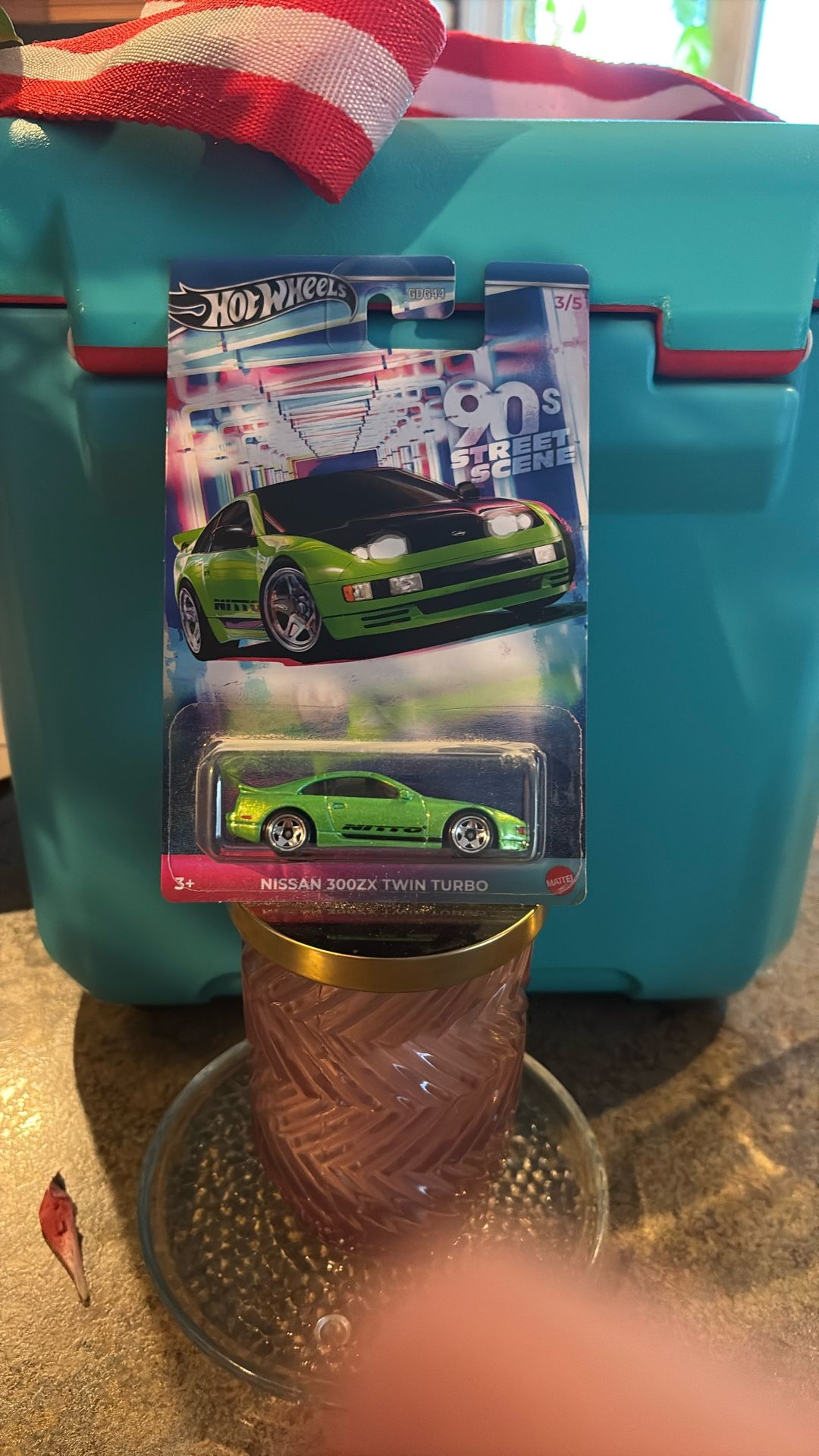 Hot Wheels 90s Street Scene Nissan 300ZX Twin Turbo, 3/5, Green