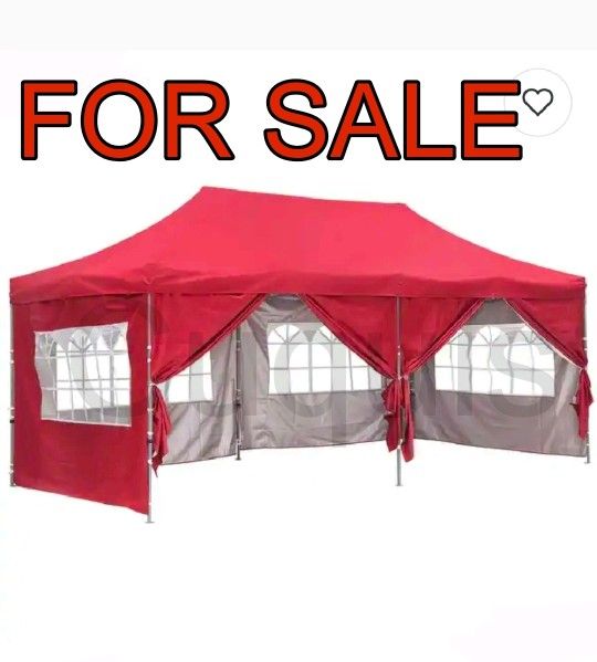 10x20 Pop Up Canopy with Sidewalls