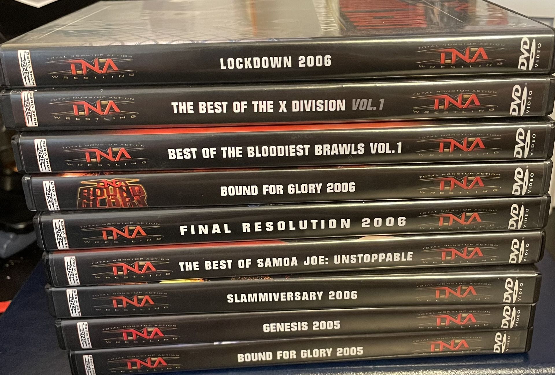 Set Of Professional Wrestling DVDs