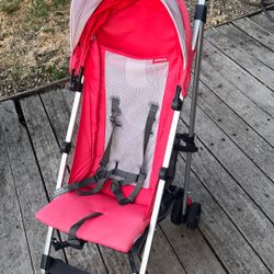Uppababy Red Grey Black Stroller 