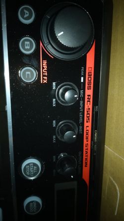 Boss rc-505 MKI Hartke Kickback 15