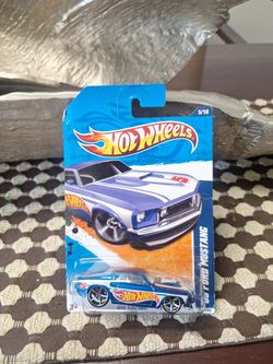 2011 Hot Wheels HW RACING #155 * '69 FORD MUSTANG * HW RACE TEAM 1969 BLUE SC