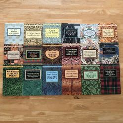 Vintage Dover Thrift Edition Collection of 18 Classic Poetry Books