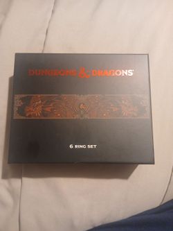 Dungeons & Dragons collectible ring set