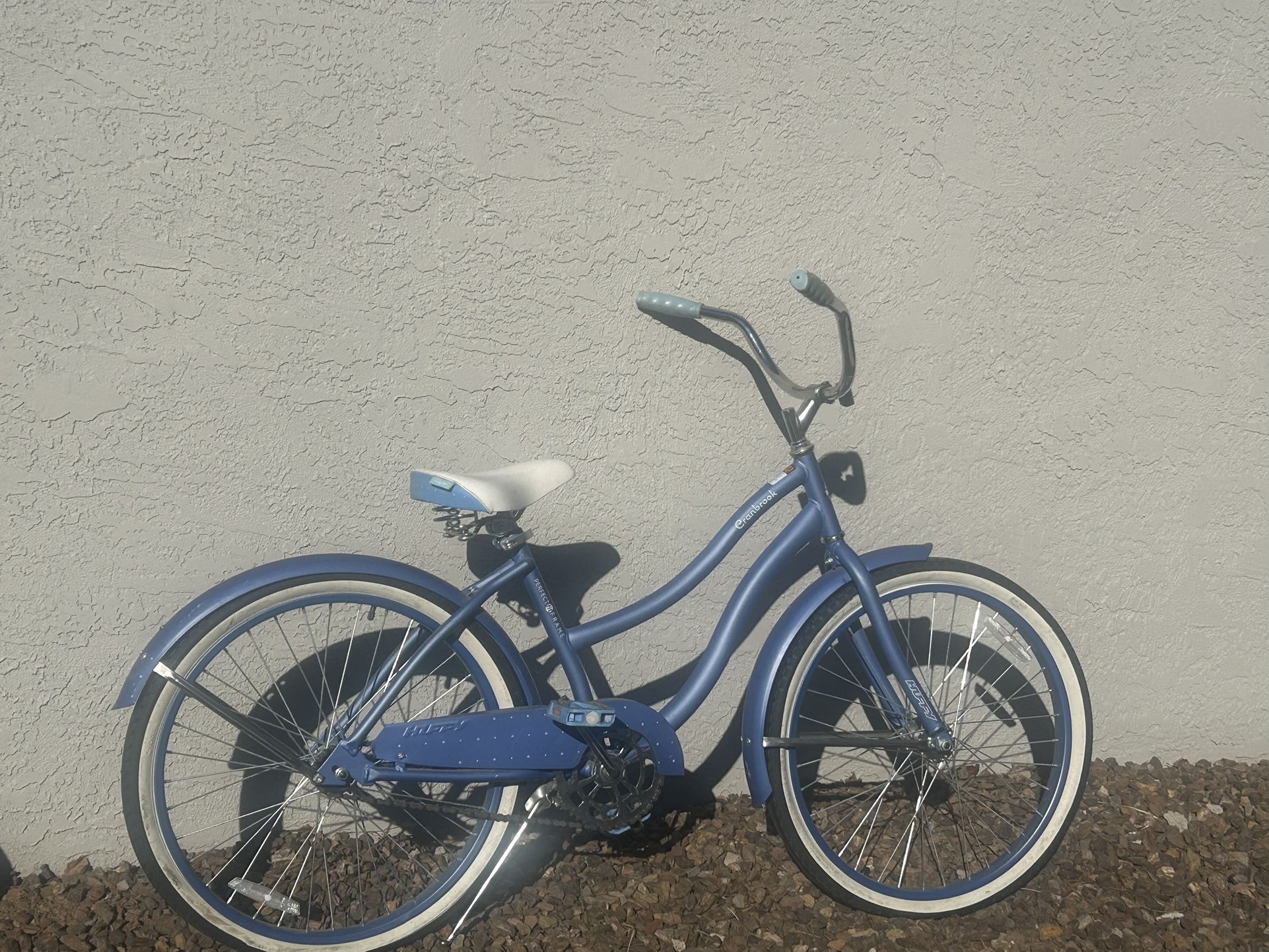 Blue Beach Cruiser Bike