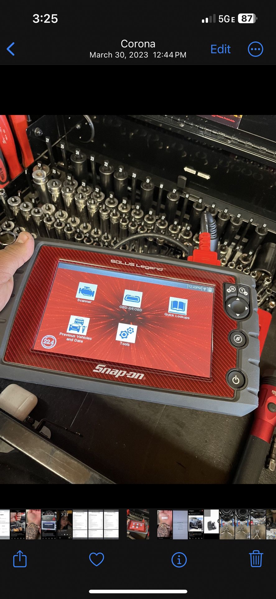 Snap On Legend Scan Tool