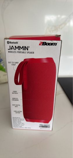 2Boom Jammin' Wireless Portable Bluetooth Speaker