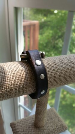 The OMEGA Leather Bracelet